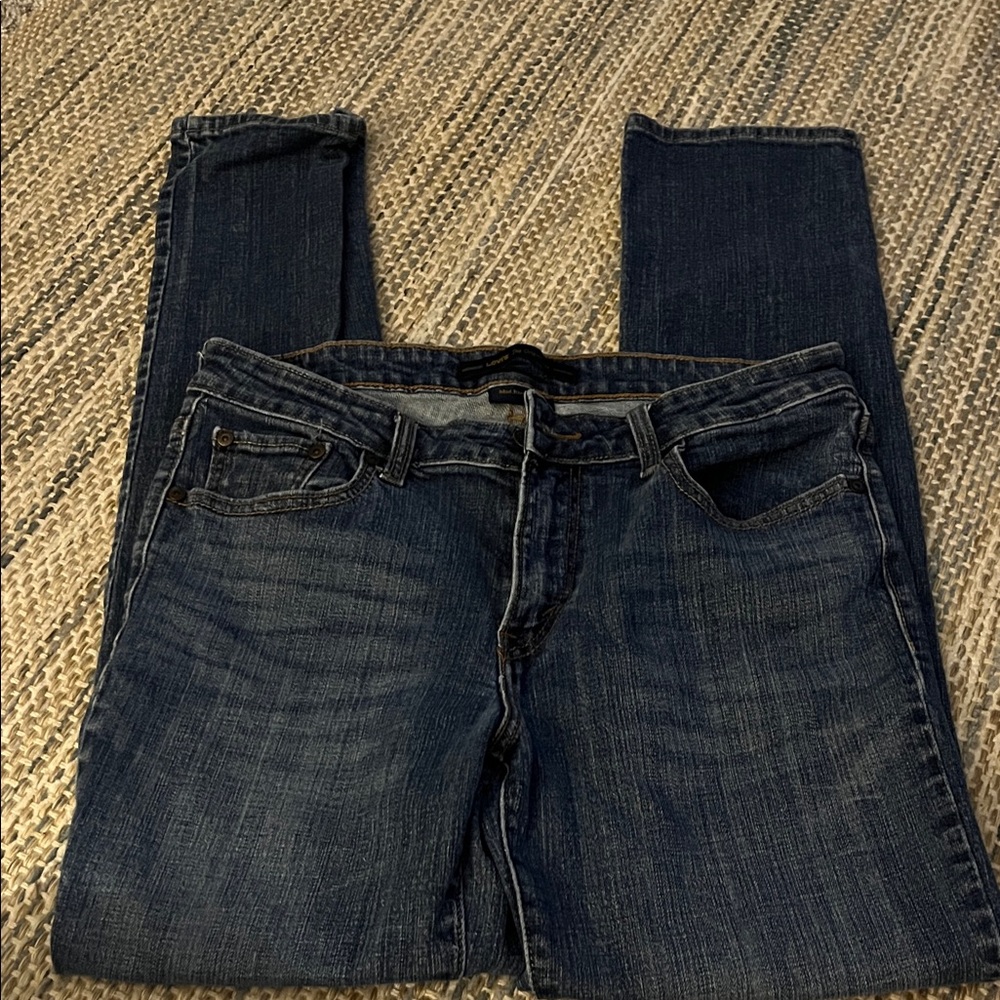 Levi's Mid Rise Skinny Jeans - Dark Blue